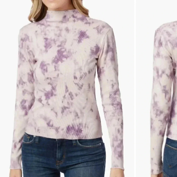 Hudson Tie Dye Mock Neck Top - Picture 1 of 11